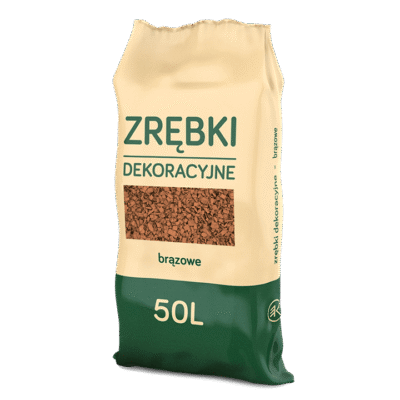 ZRĘBKI DEKORACYJNE brązowe / 50L / 42 szt.