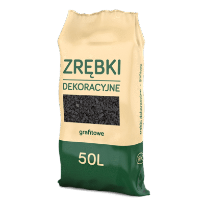 ZRĘBKI DEKORACYJNE grafitowe / 50L / 42 szt.