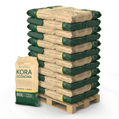KORA SOSNOWA drobna 5-20 mm / 80L / 36 szt.