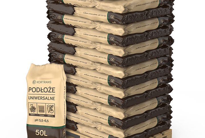 PODŁOŻE uniwersalne pH 5,5 – 6,5 / 50L / 44 szt.
