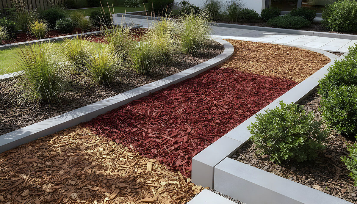 Kolorowe zrębki dekoracyjne – nowoczesna alternatywa dla kory