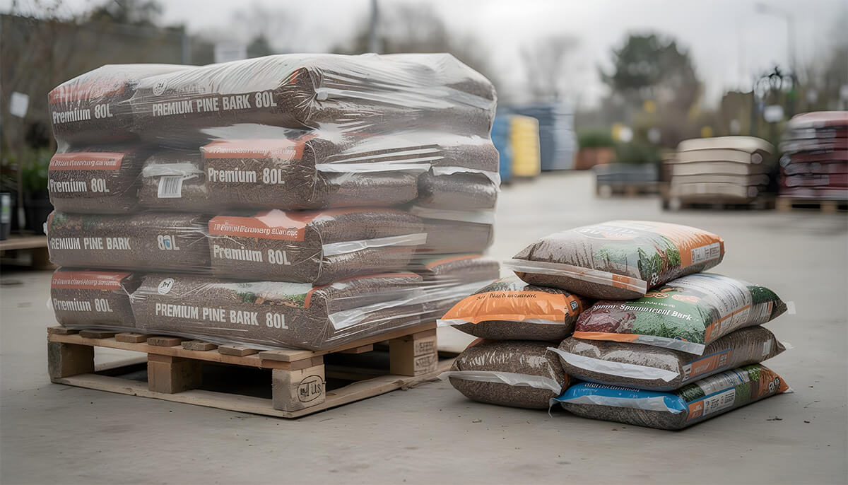 Matematyka ogrodnika: Dlaczego kupno kory na palecie opłaca się bardziej niż worki z marketu?